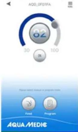 Aqua Medic DC Runner 1.3 - Ручной режим подачи (FEED): - 2