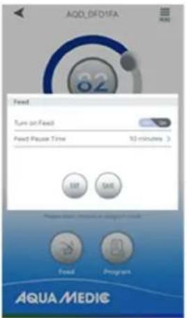 Aqua Medic DC Runner 1.3 - Manual tryb karmienia (FEED): - 1