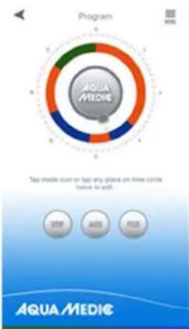 Aqua Medic DC Runner 1.3 - Tryb programowania: - 2