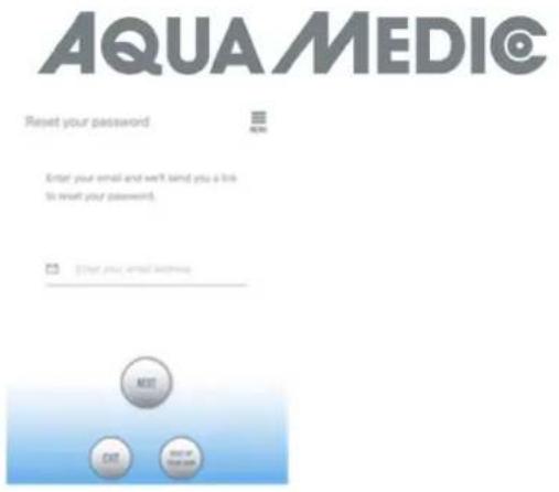 Aqua Medic DC Runner 2.3 - Reset password - 1