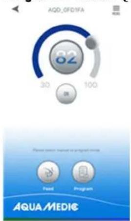 Aqua Medic DC Runner 9.3 - Manueller Fütterungsmodus (FEED) - 2