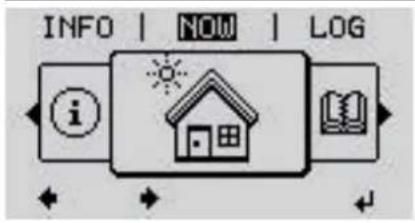 Fronius Primo 3.6-1 - The NOW, LOG and GRAPH menu items - 1