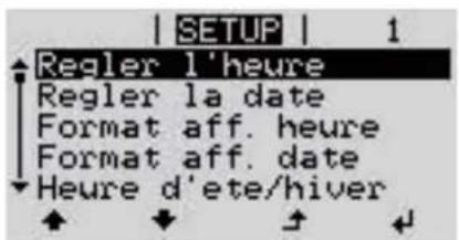 Fronius Primo 3.6-1 - La première position de la valeur à configurer clignote : - 6