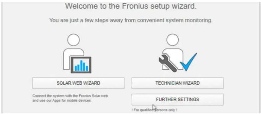 Fronius Primo 4.0-1 - Installation using a web browser - 1