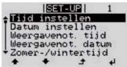 Fronius Primo 4.0-1 - Toepassings- voorbeeld: Tijd instellen - 2