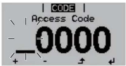 Fronius Primo 4.6-1 - Access the Basic menu - 2