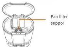 Ultenic T10 - IR Lens and Charging/Dust Collecting Contacts - 2