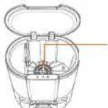 Ultenic T10 - IR-Linse und Lade-/Staubsammelkontakte - 2