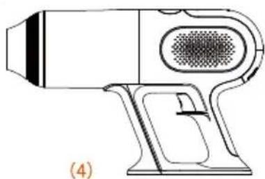 Ultenic U10 - Connexion entre la brosse à rouleaux, le tube metallique et les accessoires - 2