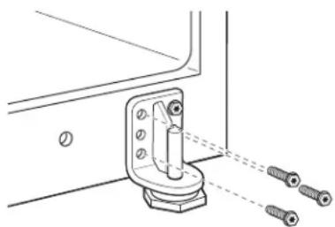 GE Artistry ABE20EGEWS - INSTALL BOTTOM HINGE AND LEVELING LEG - 3