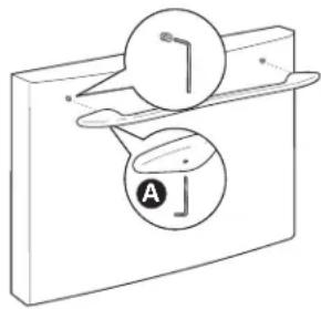 GE Artistry ABE20EGEWS - ENLEVEZ LA POIGNÉE DE LA PORTE DU COMPARTIMENT CONGÉLATION - 1