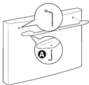GE Artistry ABE20EGEWS - REMOVE THE FREEZER DOOR HANDLE - 1