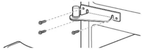 GE Artistry ABE20EGEWS - INSTALL CENTER HINGE - 1