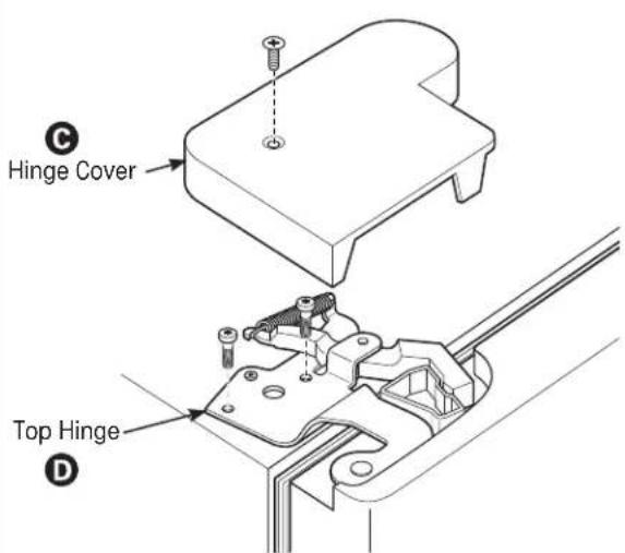 GE Artistry ABE20EGEWS - REMOVE THE REFRIGERATOR DOORS - 3