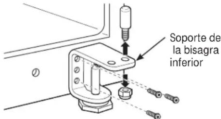 GE Artistry ABE20EGEWS - ③ TRASLADE EL SOPORTE DE LA BISAGRA CENTRAL - 4