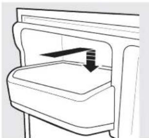 GE Artistry ABE20EGEWS - Estante no ajustable de la puerta del congelador - 1