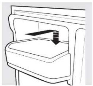 GE Artistry ABE20EGEBS - Non-Adjustable Shelf on Freezer Door - 1