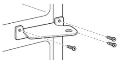 GE Artistry ABE20EGEBS - ③ TRANSFERT BRACKET DE LA CHARNIÈRE DU CENTRE - 1
