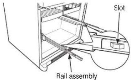 GE Artistry ABE20EGEBS - ATTACH AND SECURE THE DRAWER FRONT TO THE SLIDES - 2