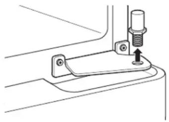 GE Artistry ABE20EGEBS - REMOVE THE FREEZER DOOR - 1