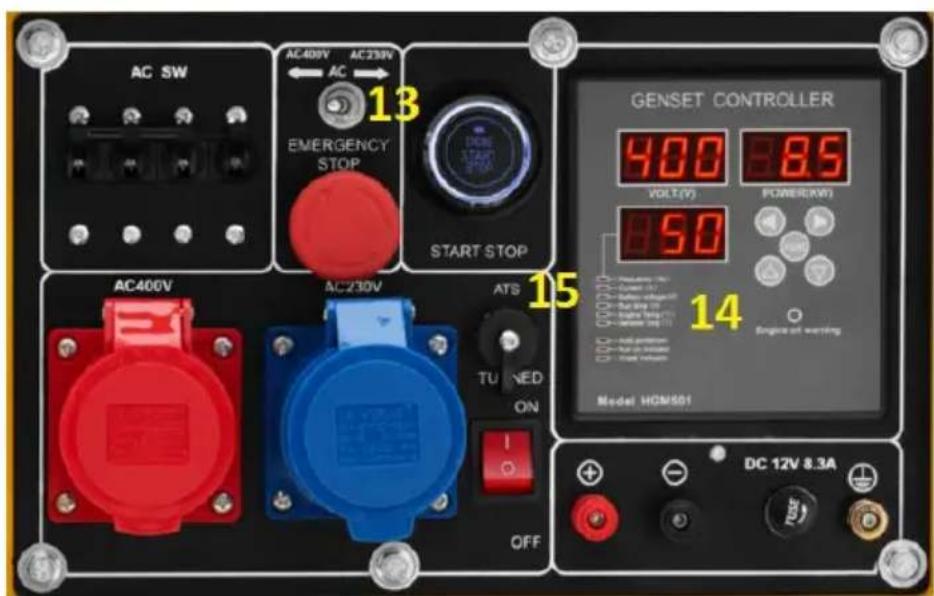 MSW AVR DG750 - PANNELLI DI CONTROLLO - 3