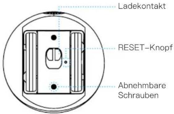 Ladekontakt RESET-Knopf Abnehmbare Schrauben