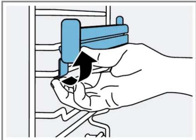 BOSCH HDS8655C - Removing the telescopic rail from the oven - 1