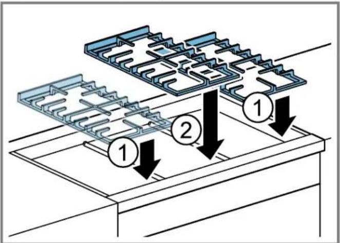 BOSCH HDS8045C - Installation des grilles - 1