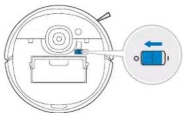 Yeedi Vac 2 pro - Mise hors tension - 1