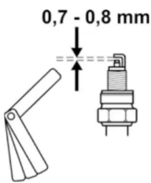 Efco Tuareg 92 - MAINTENANCE OF THE SPARK PLUG - 2