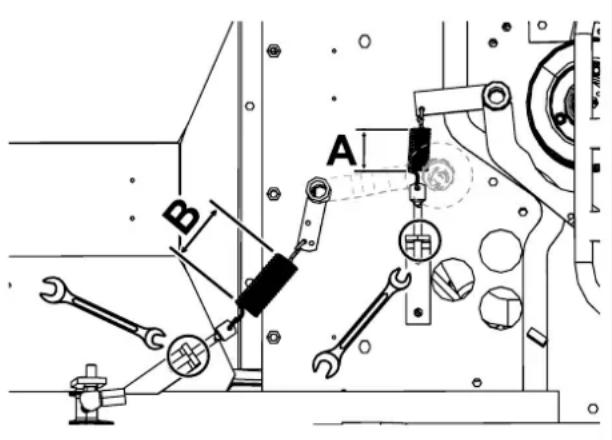 Efco Tuareg 92 - CHECKING AND ADJUSTING THE DRIVE BELT - 2