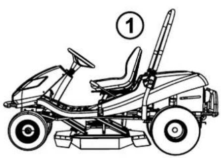 Efco Tuareg 92 - KIPPRAHMEN-STEUERHEBEL - 1