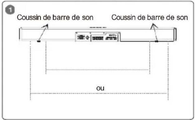 Majority Sierra Plus - Tapis pour barre de son - 1