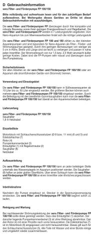 sera FP 150 - 1