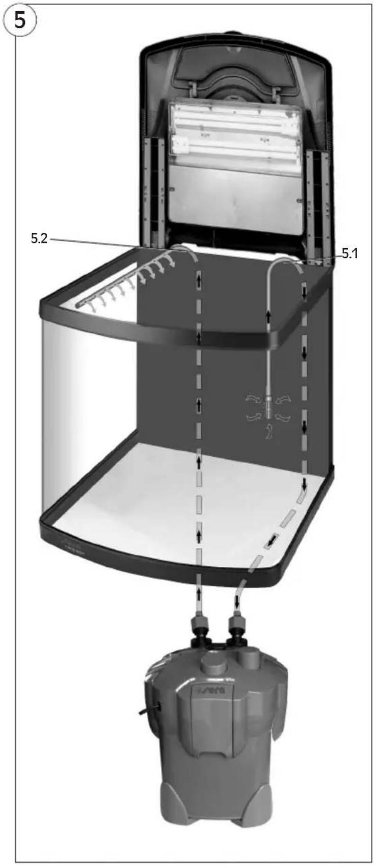 sera Biotop Cube 130 XXL - sera fil bioactive 130 - 15