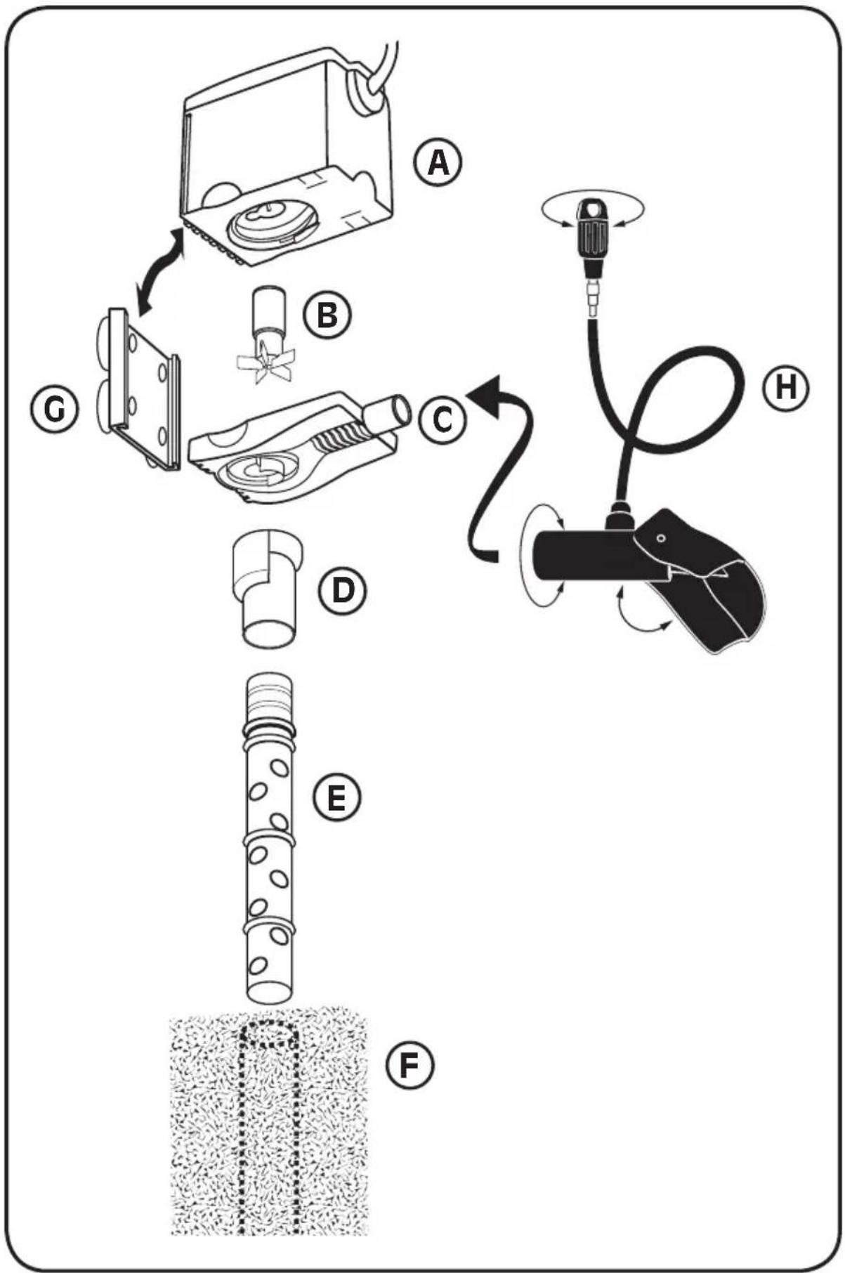 sera F 1200 r - F Filtre intérieur F - 2