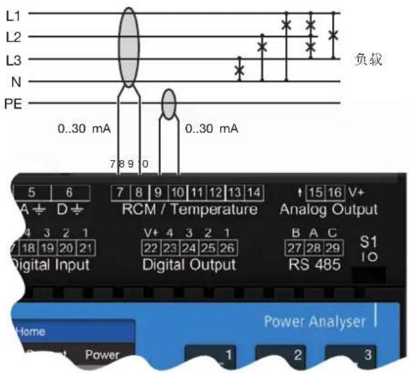Janitza UMG 801 - 差动电流测量(RCM) - 1