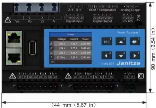 Janitza UMG 801 - 基础设备 UMG 801 - 1