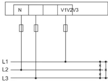 Janitza UMG 801 - 电压测量连接类型 - 4