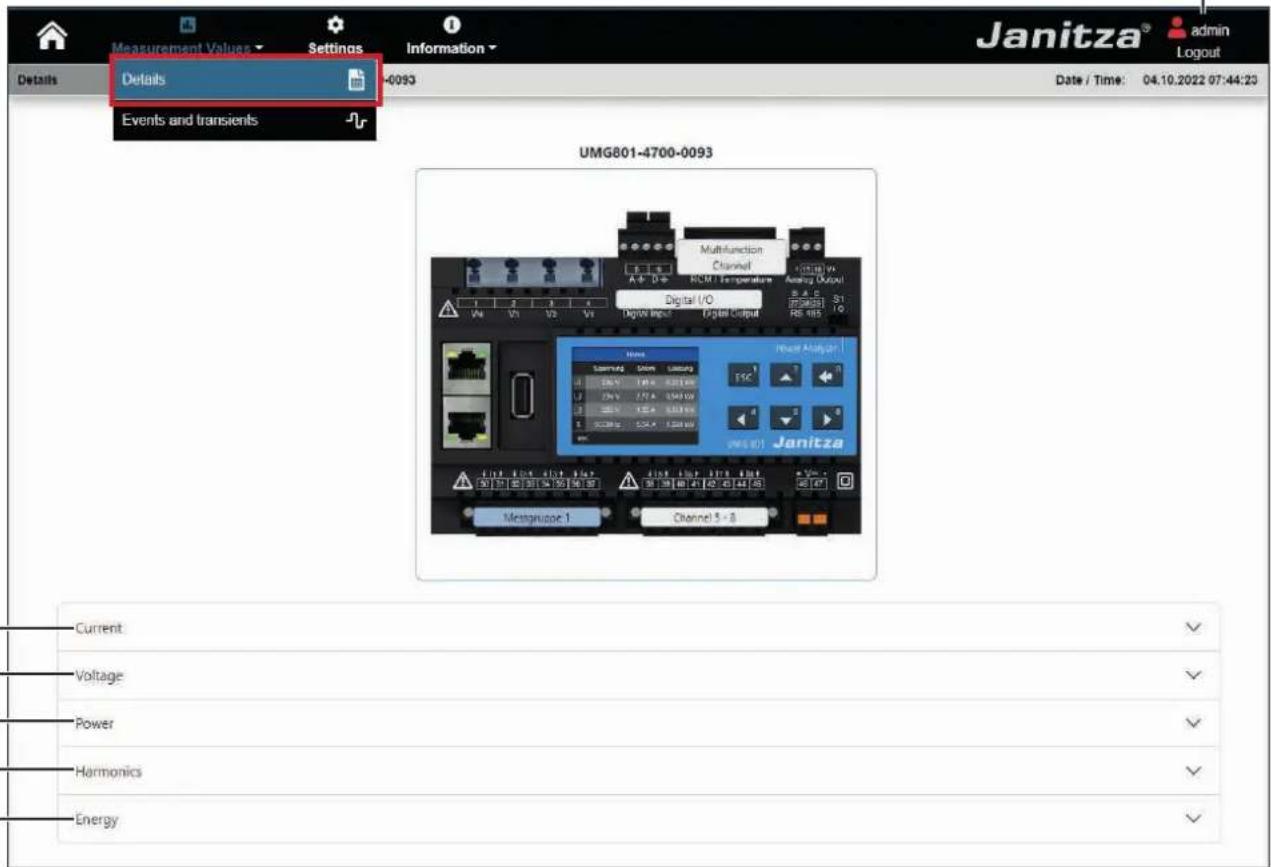 Janitza UMG 801 - 详细信息 - 2