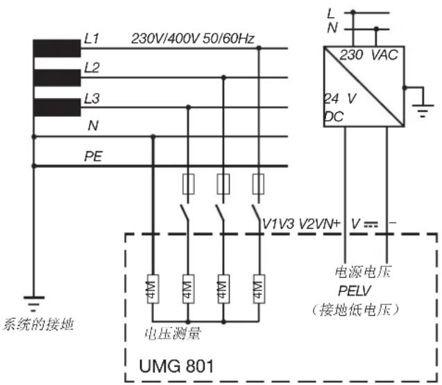 Janitza UMG 801 - 额定电压 - 1
