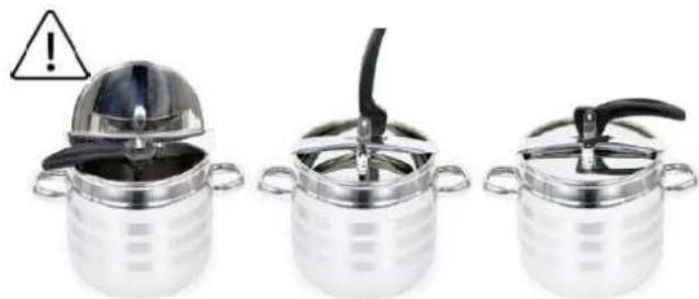Browin 340207 - Sealing the pressure cooker - 1