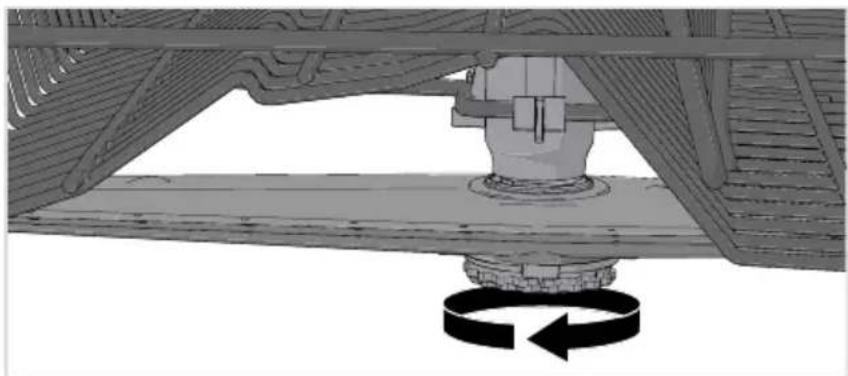 Atag VA8215SLR - Uppersprayarm - 1