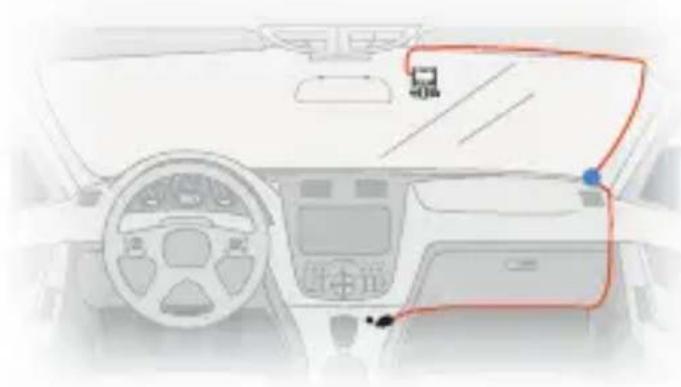 Rexing S1 - Installing the Camera onto the Windshield - 1