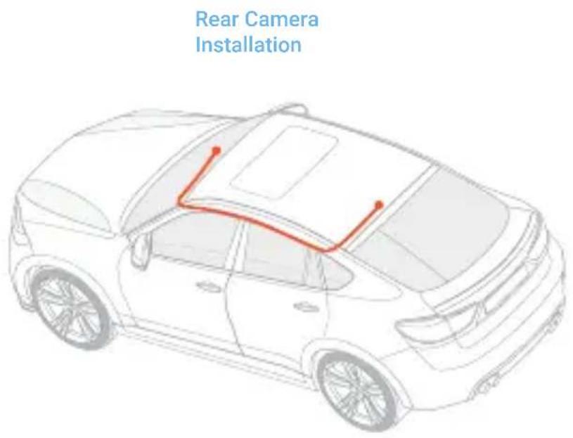 Rexing S1 - Mount the Rear Camera - 2