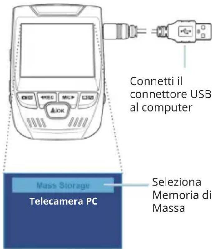 Rexing V1P-4K - Per riprodurre un video usando il cavo - 1
