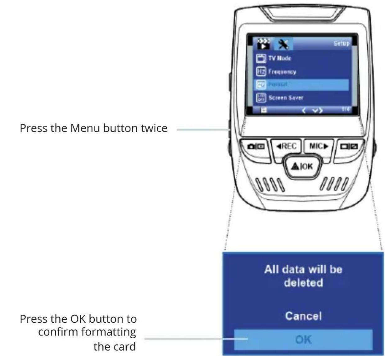 Rexing V1P-4K - Step 2: Insert the Memory Card - 3