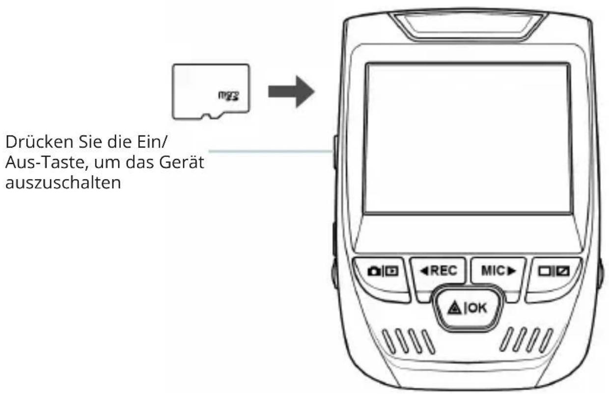 Rexing V1P-4K - Schritt 2: Speicherkarte einstecken - 1