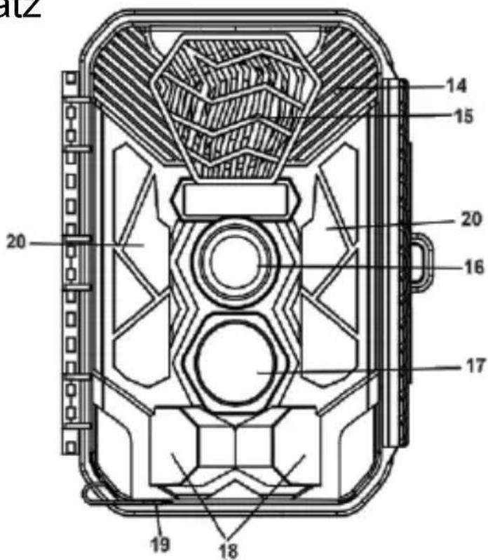 Rexing H3 - Teile der Kamera - 2
