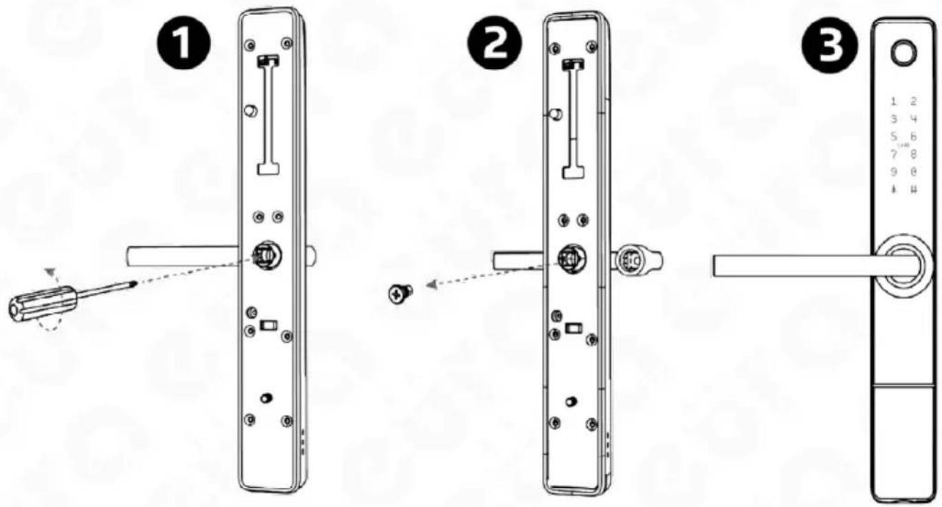 Eura ELH-20H4 - SETTING ORIENTATION - HANDLE FRONT - 1